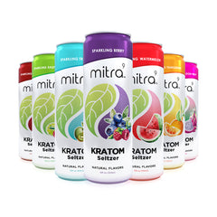 Mitra 9 Kratom Extract Infused 12oz Seltzer (45MG)