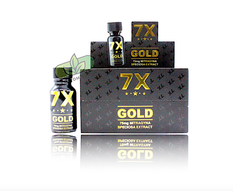 7X Gold Kratom Extract Shots ( 15mL Shot )