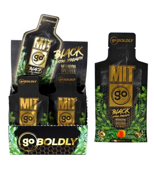 MIT ON THE GO -  Black Extra Strength Liquid Gel kratom Pouch