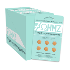 7OHMZ - 7 Hydroxy Advance Kratom Alkaloid Tablets (14 mg per tablet /6 Tablets per Pack)