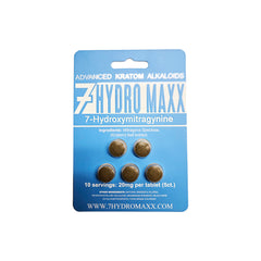 7 Hydro Maxx Advanced Kratom Alkaloids 7 Hydroxy Tablets (20MG)