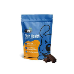 CBDfx Broad Spectrum CBD Infused Dog Treats Skin Health Chews (600MG)