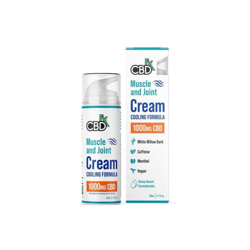 CBDfx CBD Infused Muscle & Joint Cooling Cream (50ML)