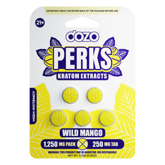 DOZO Perks Kratom Extracts Mitragynine Tablets 5CT (250MG)