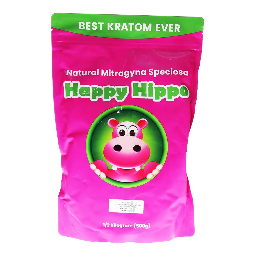 Happy Hippo Premium Kratom Powder (Half Kilo)