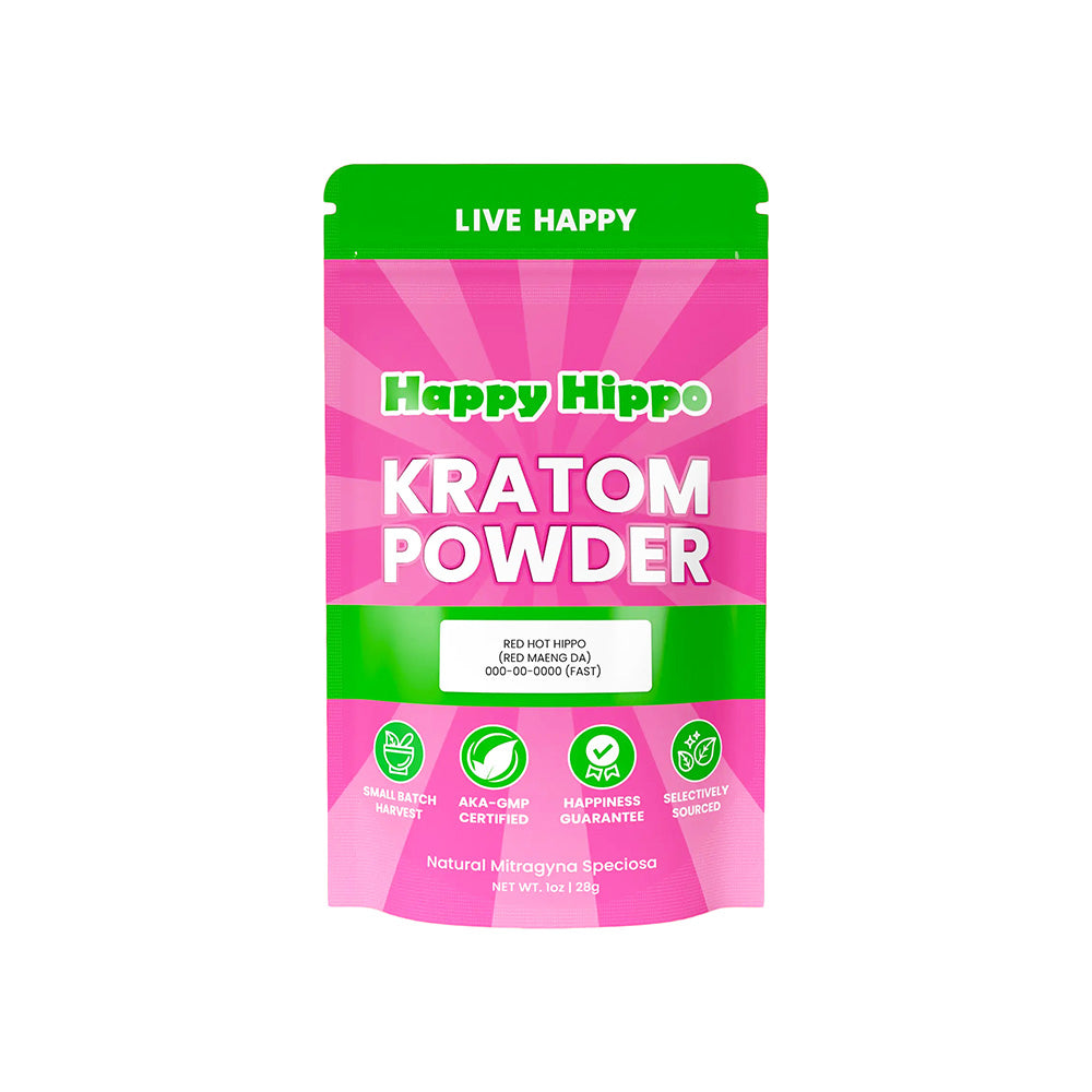 Happy Hippo Premium Kratom Powder (1oz)