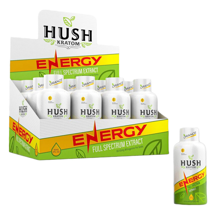 Hush Kratom Energy Edition Full Spectrum Kratom Shot