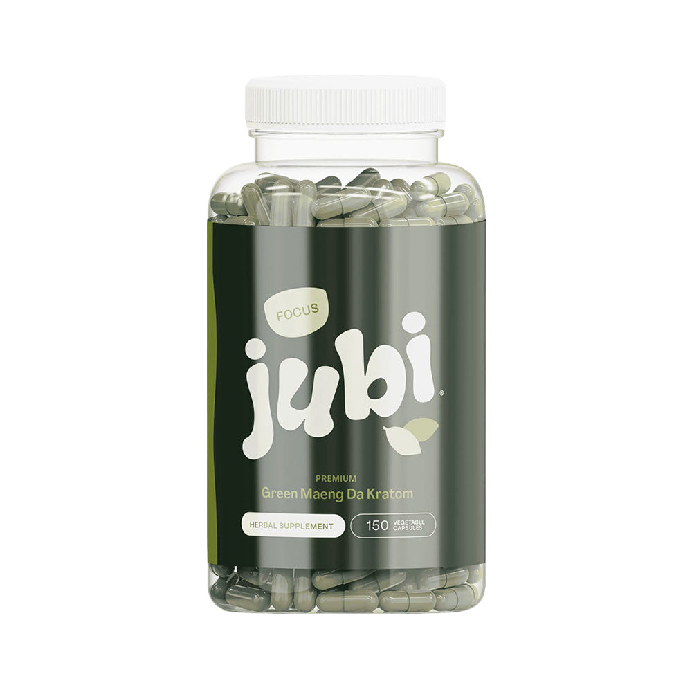 Jubi Premium Kratom Capsules Jar (150CT)
