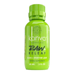 Kanva Botanicals RAW Releaf Kava + Kratom Leaf Shot
