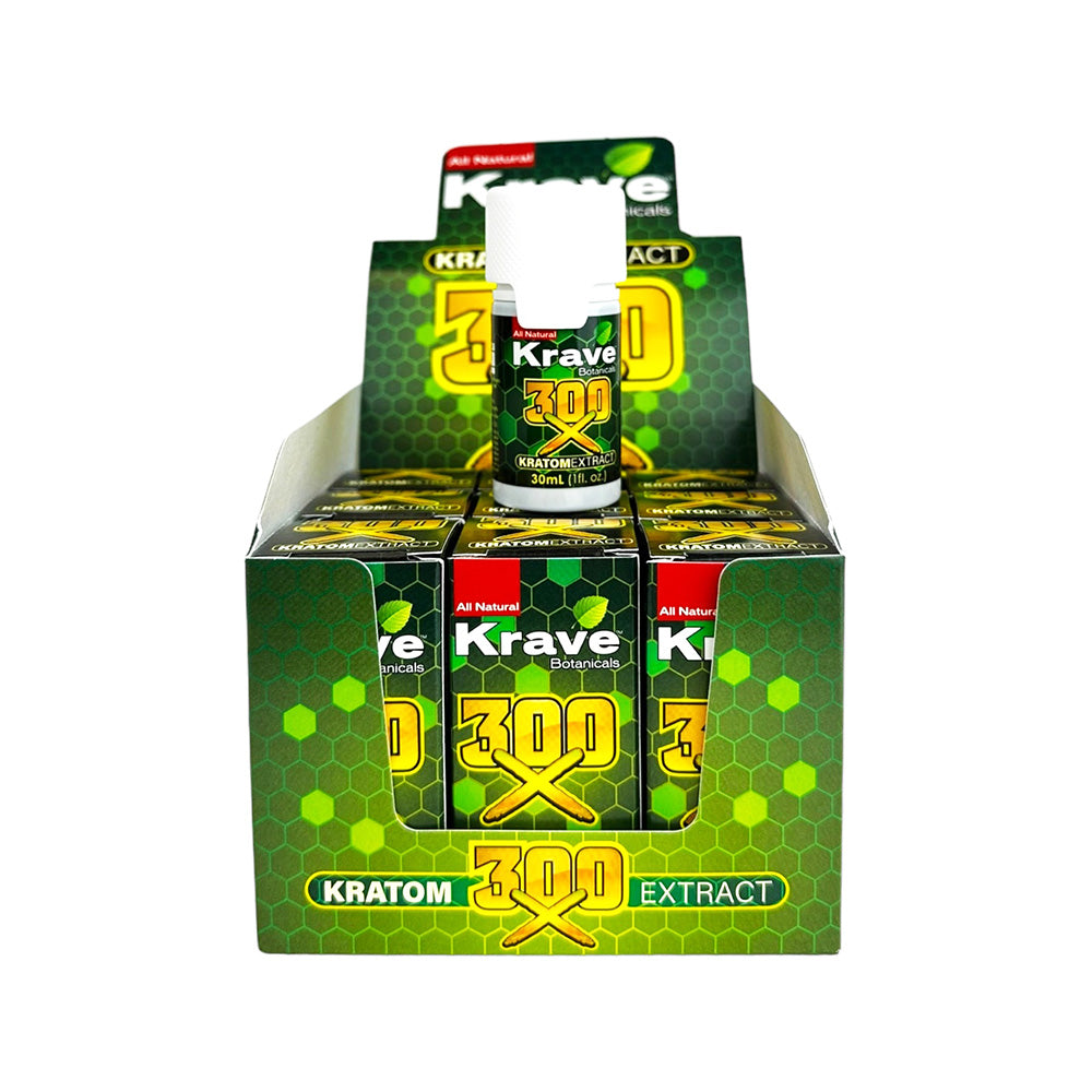 Krave Botanicals 300X Edition Kratom Extract Shots (300MG)