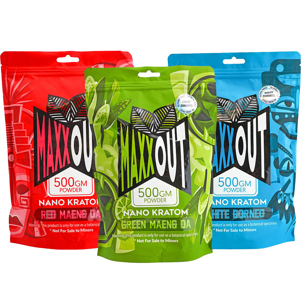 MaxxOut Premium Nano Kratom Powder (500G)