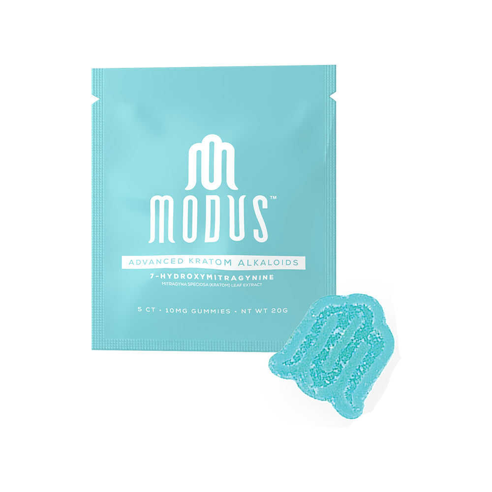 Modus 7 Hydroxy Advanced Kratom Alkaloids Extract Infused Gummies (5CT)