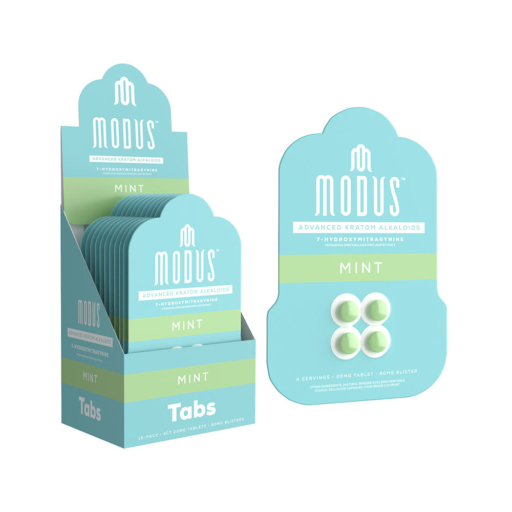 Modus 7 Hydroxy Advanced Kratom Alkaloids Extract Tablets (20MG)