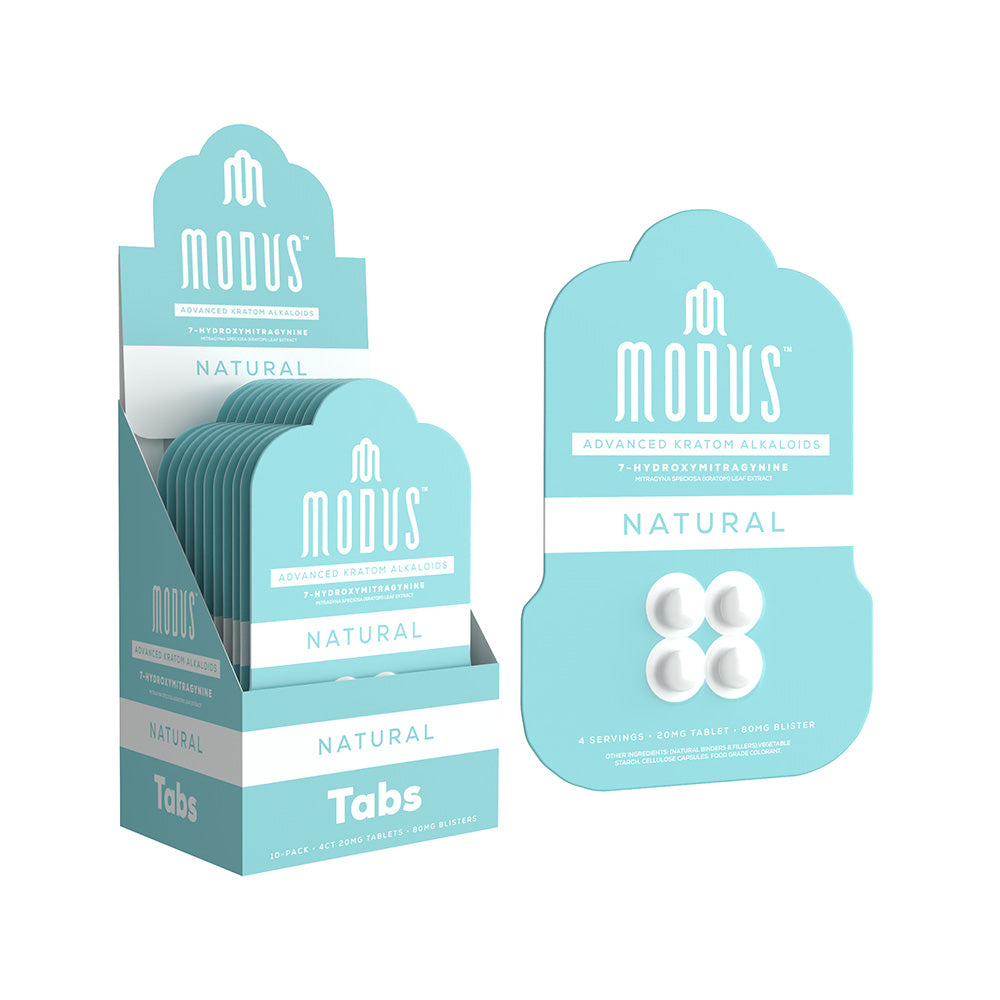 Modus 7 Hydroxy Advanced Kratom Alkaloids Extract Tablets (20MG)