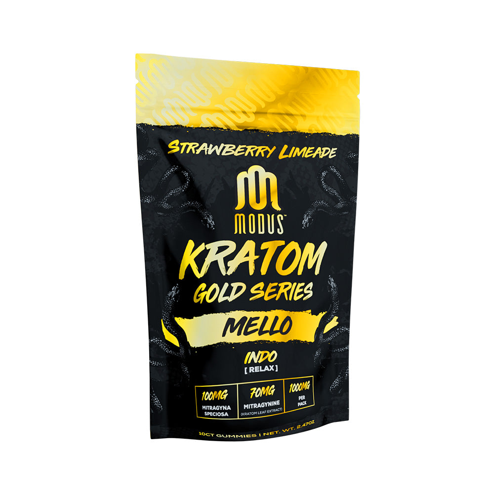 Modus - Gold Series Kratom FLAVORED Gummies ( 1,000MG Per Pack)