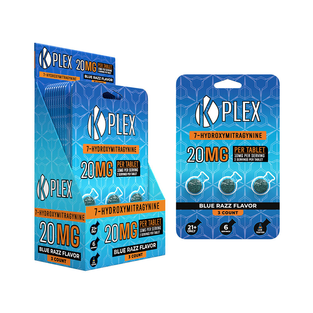 Prof Whyte's K Plex Kratom 7 Hydroxymitragynine 3CT Tablets (20MG)