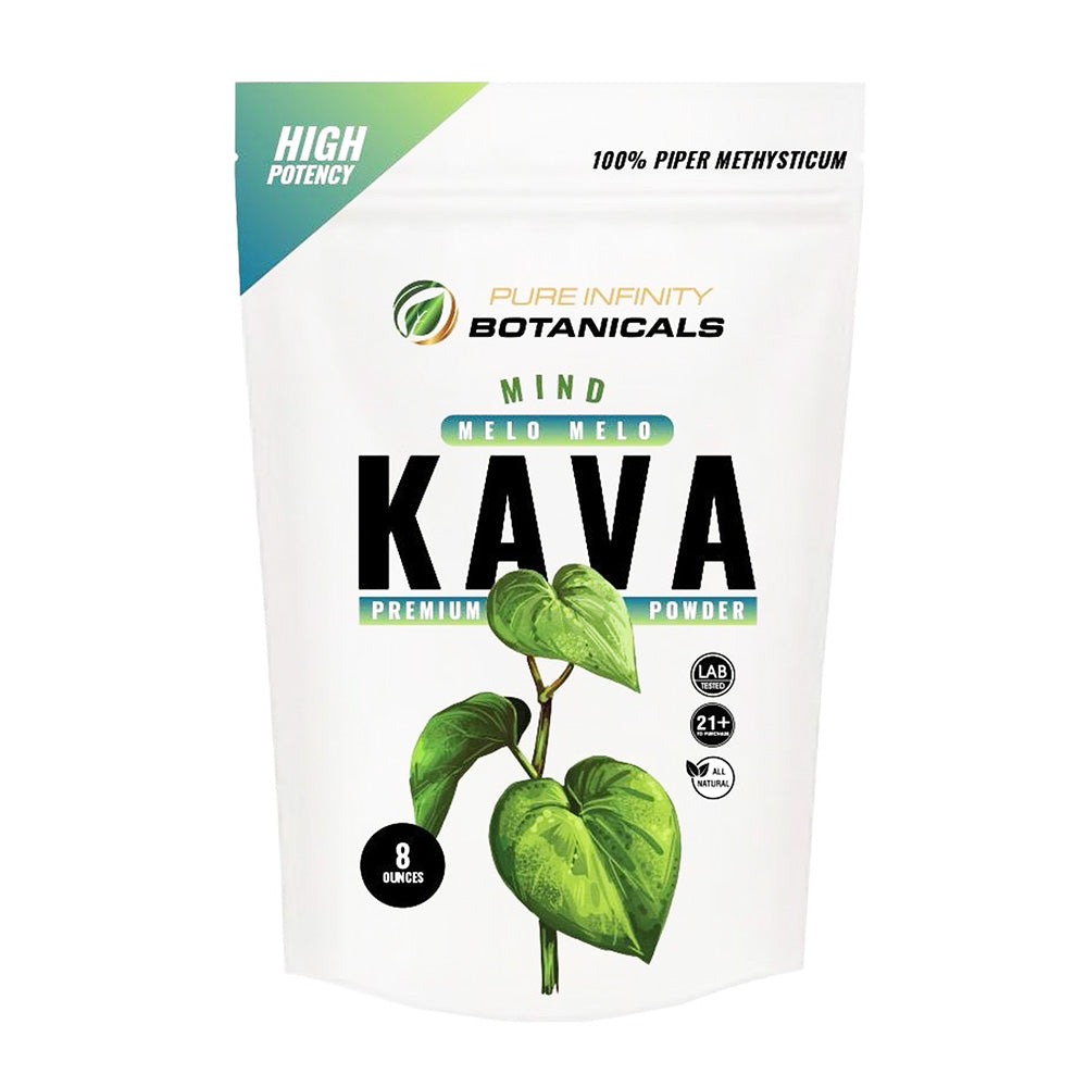 Pure Infinity Botanicals Premium Melo Melo Kava Powder (8oz)