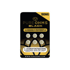 Pure OHMS Black Kratom Alkaloids 7 Hydroxy Tablets (30MG)
