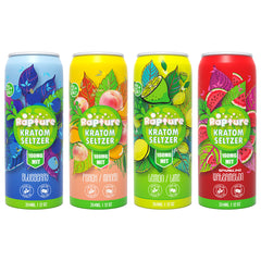 Rapture Kratom Infused 12oz Seltzer Single Drink (100MG)