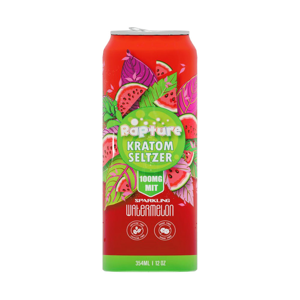 Rapture Kratom Infused 12oz Seltzer Single Drink (100MG)