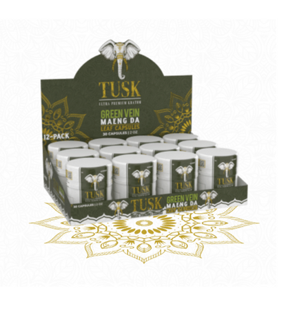 Tusk Kratom 30 Count capsules