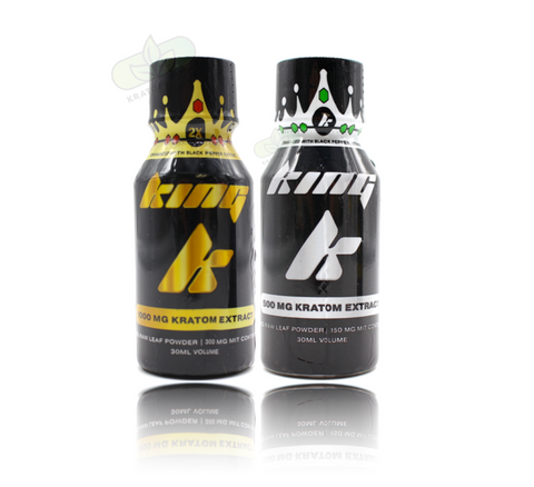King K - Liquid Kratom Shots Enhanced with Black Pepper Extract