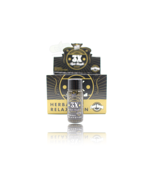 Ultra Enhanced Gold - Herbal Relaxation with Triple Strength 3X Tincture Shots