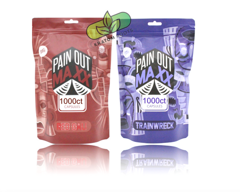 Pain Out MAXX -  Kratom 1,000 Capsules