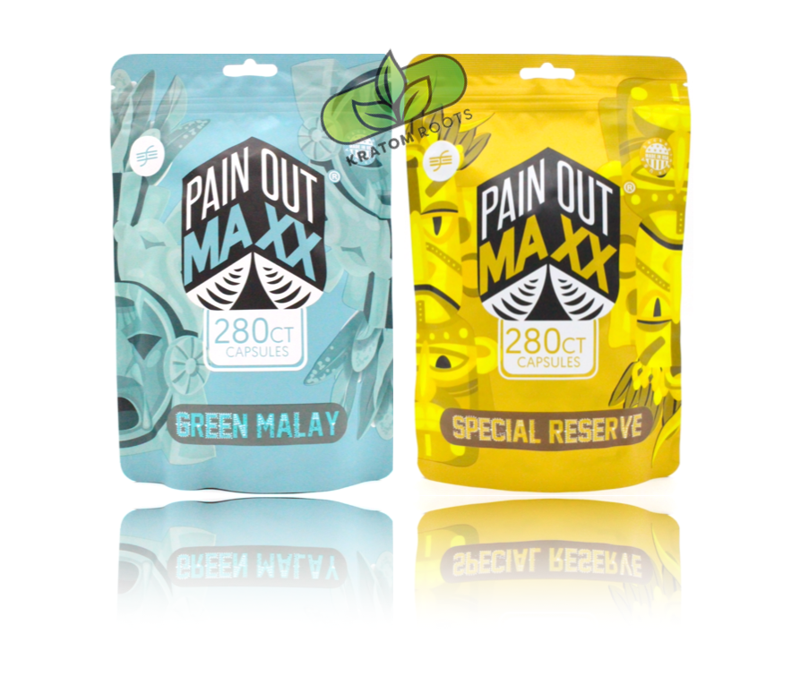 Pain Out MAXX - Kratom 280  Capsules