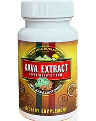 Nine Mile Botanicals - KAVA Extract Piper Methysticum 250mg Capsules