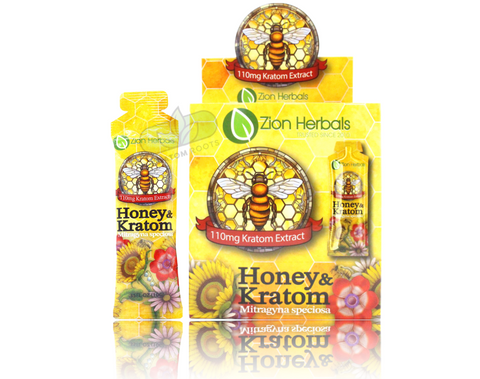 Zion Herbals - Honey & Kratom (110mg Extract )