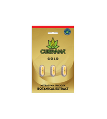 Curevana Kratom Gold Extract Capsule Blister Packs