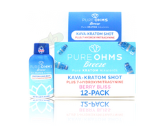 Pure OHMS Pure Kratom Alkaloids 7 Hydroxy Kava-Kratom Shots (60mL)