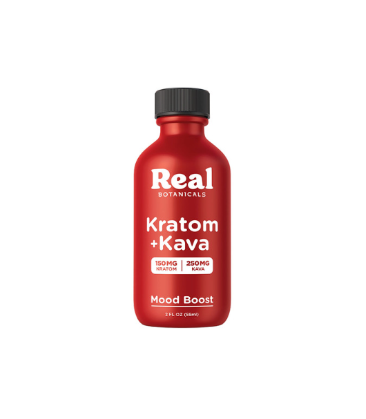 Real Botanicals Mood Boost Kratom + Kava Extract Shot   (2oz)