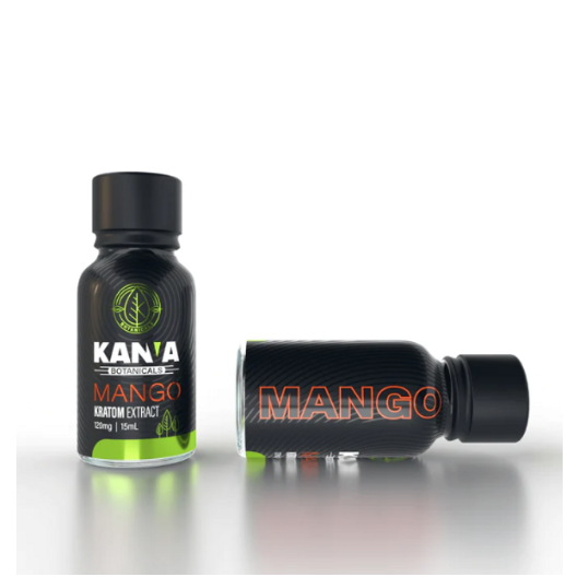 Kanva Botanical - * MANGO * Kratom Extract 15ML Mango Liquid Shot  120MG MIT