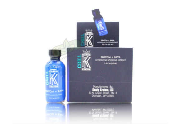 Konig Kratom Unwind Edition Kava + Alkaloids Shots (60ML)