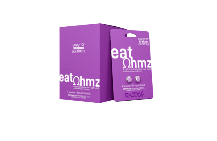 Exodus Eat Ohmz 7 Hydroxymitragynine + 8 Hydroxy & Red OH 2CT Tablets (30MG)