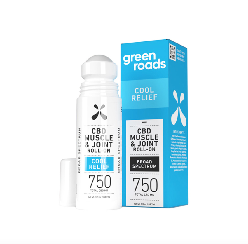 Green Roads Broad Spectrum CBD Muscle & Joint Relief Roll On (750MG) Single