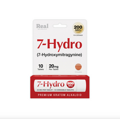 Real Botanicals 7 Hydro Kratom Chewable Hydroxy 10CT Tablets (20MG)