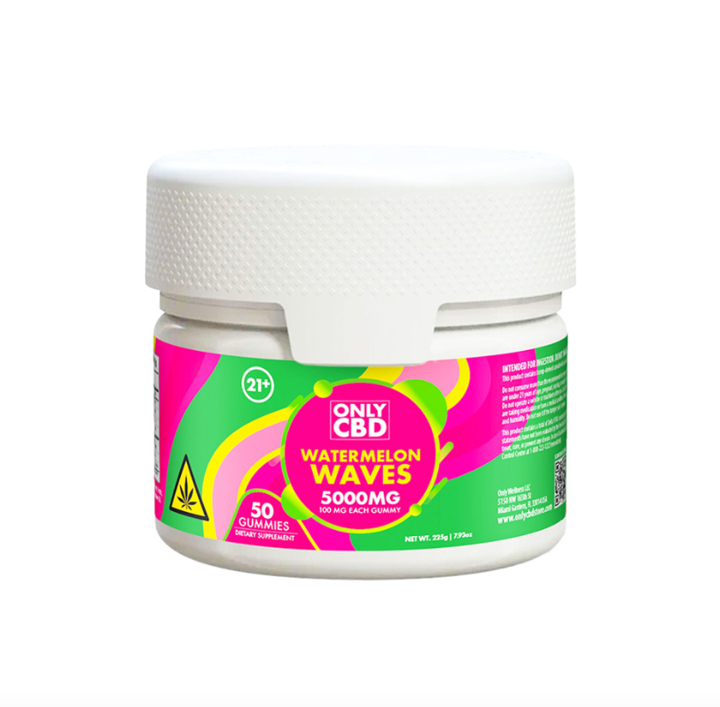 OnlyCBD CBD Infused 50CT Gummies (5000MG)