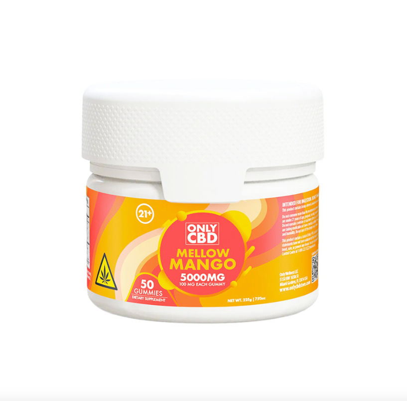 OnlyCBD CBD Infused 50CT Gummies (5000MG)