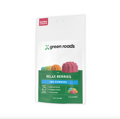 Green Roads Relax Berries Extra Strength CBD Gummies  (250MG)