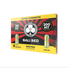 Club 13 Extra Strength Kratom 10CT Capsules (200MIT)