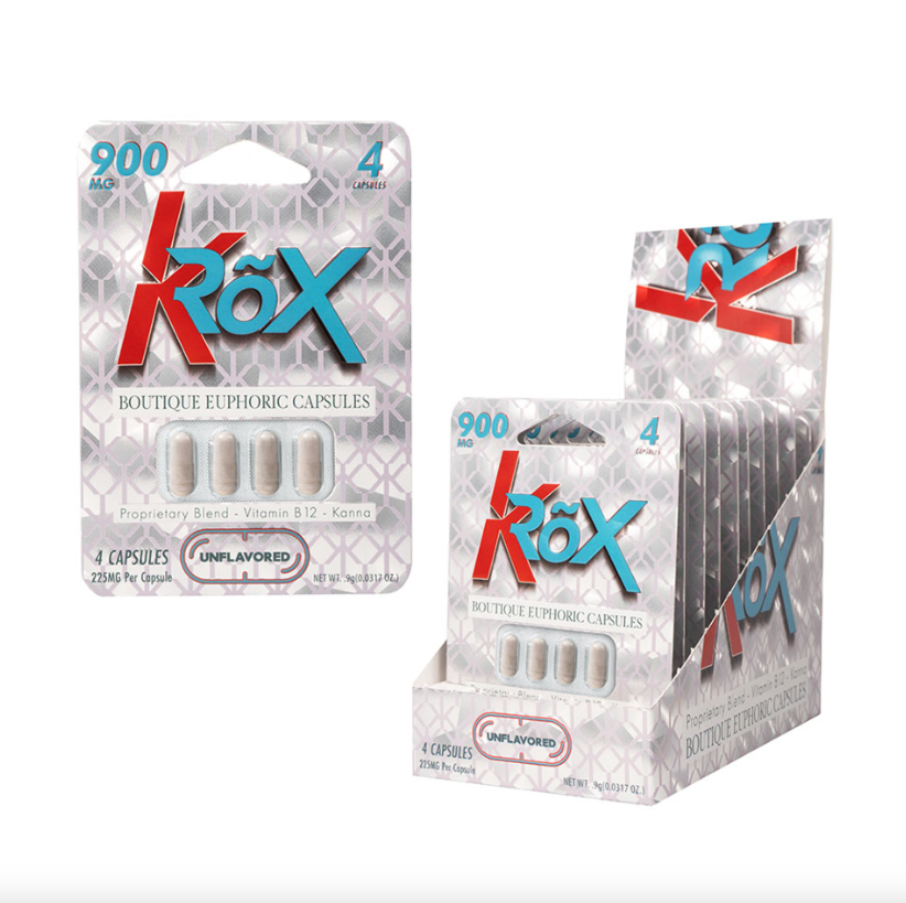 KRoX Proprietary Blend Euphoric 4CT Capsules (225MG)