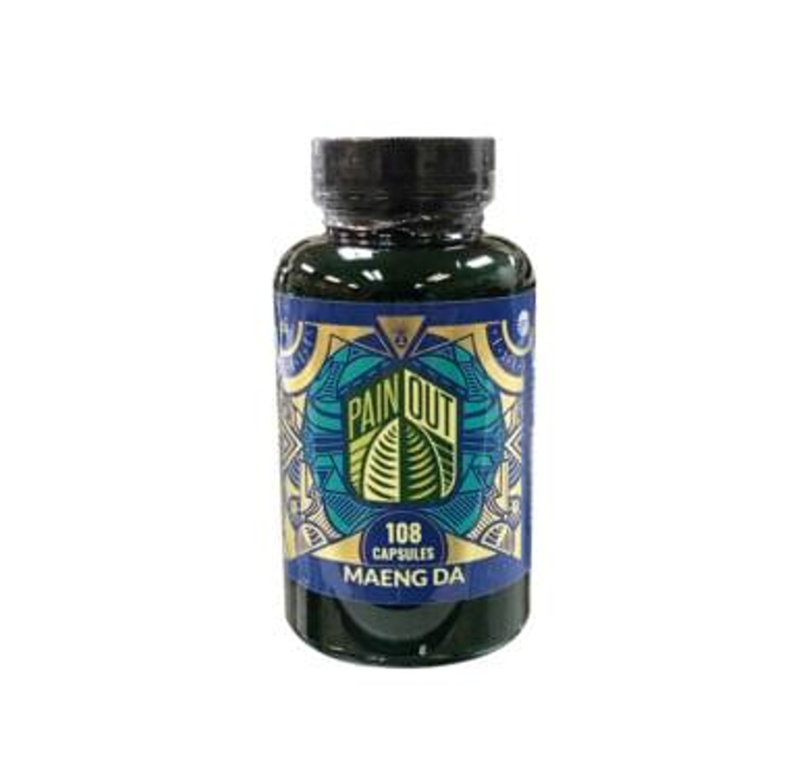 Pain Out Kratom Botanical Extract Capsules (108CT)