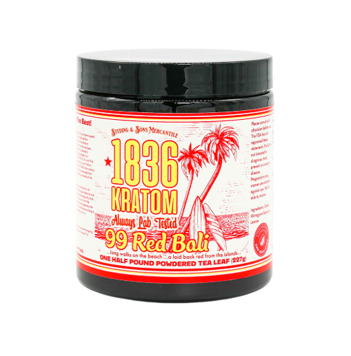 1836 Kratom Premium Powdered Leaf Single Jar (8oz)