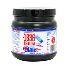 1836 Kratom Premium Powdered Leaf Single Jar (16oz)