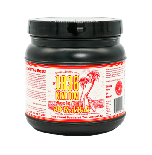 1836 Kratom Premium Powdered Leaf Single Jar (16oz)