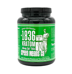 1836 Kratom Premium Powdered Leaf Single Jar (1 Kilo)