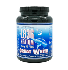 1836 Kratom Premium Powdered Leaf Single Jar (1 Kilo)